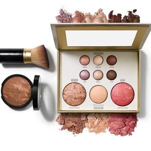Laura Geller 3pc Set: Tuscan Dreams Palette, Toffee Foundation & Kabuki Brush